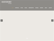 Tablet Screenshot of culbertsondurstinteriors.com